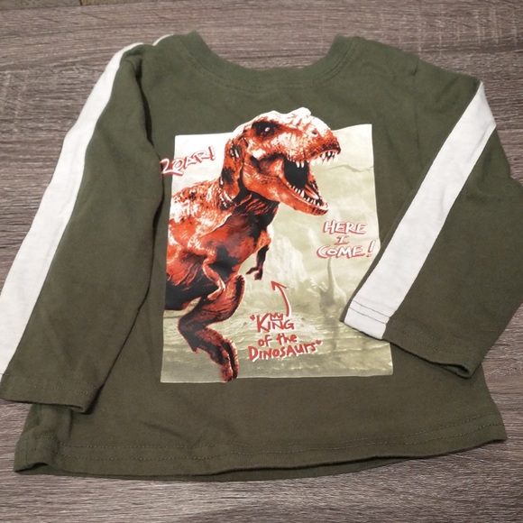 Toddler Boy Long Sleeve Graphic Shirts Trick or Treat Glow in the Dark - 2T - Picture 2 of 6